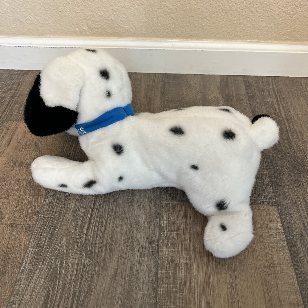 Disney Store 101 Dalmatians Little Dipper Puppy Dog Plush Blue Collar 16" - Picture 3 of 6